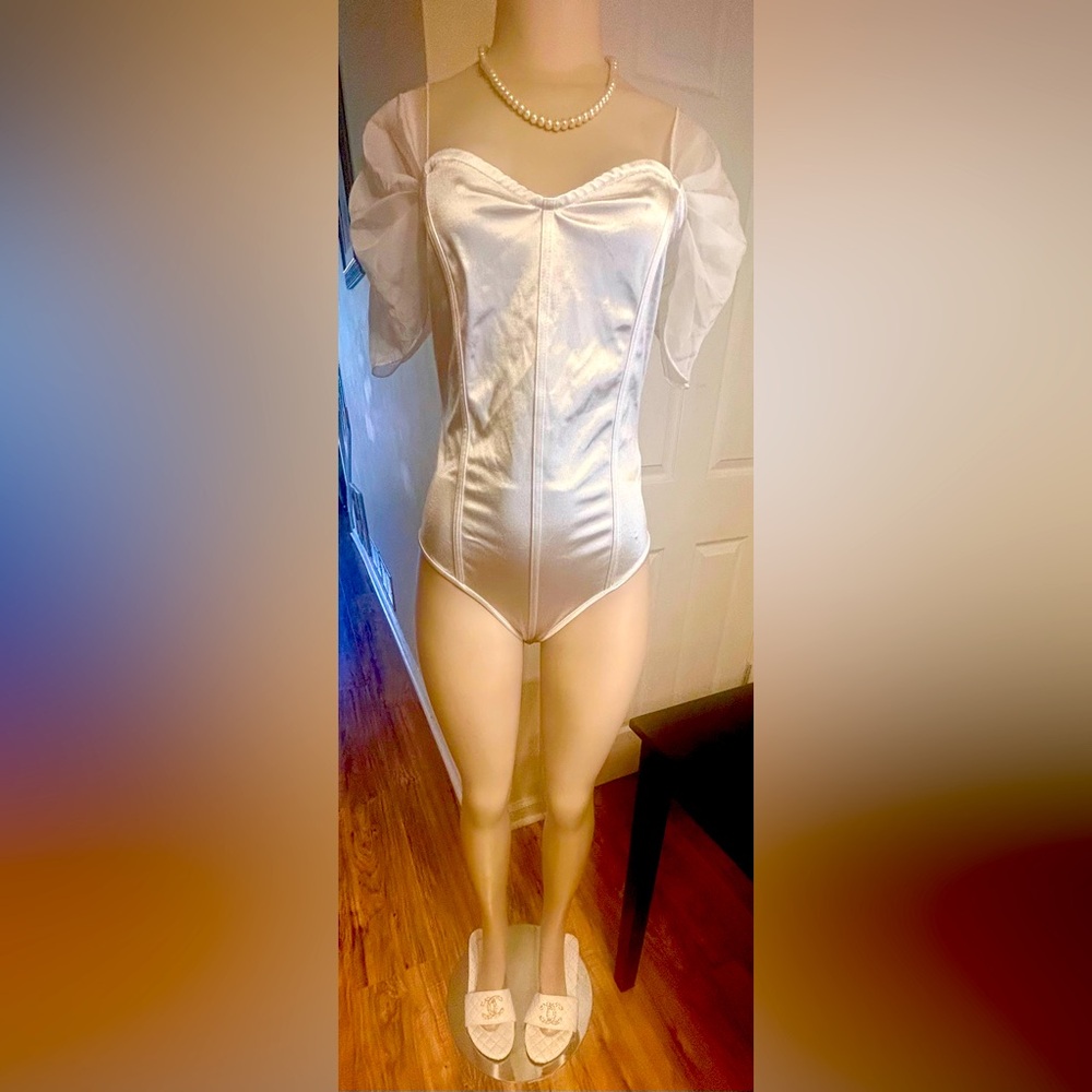 Satin & Chiffon SHEIN Bodysuit-NWOT